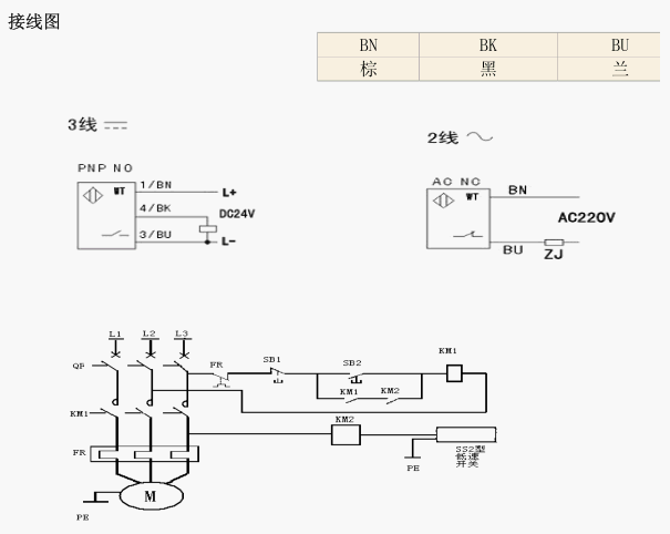 RD-II-型打滑开关电气接线图