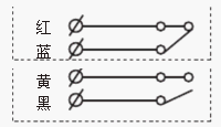 两级跑偏开关接线原理图