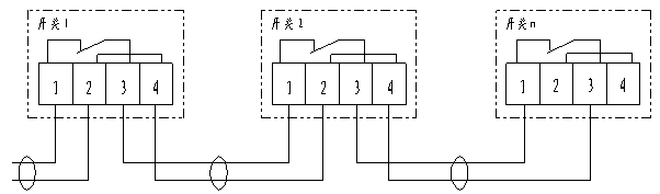 两台以上拉绳开关接线方法